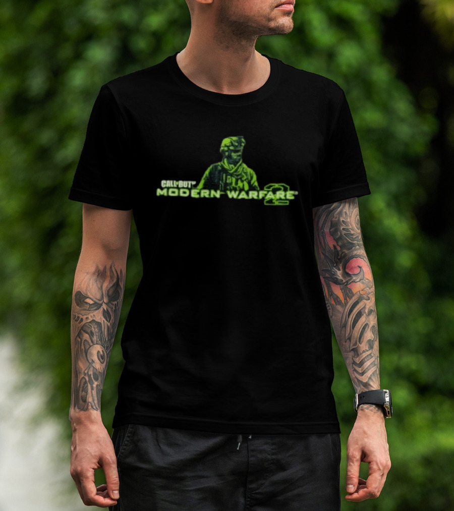 Call Of Duty Modern Warfare 2 Soldier Activision Gaming T-Shirt