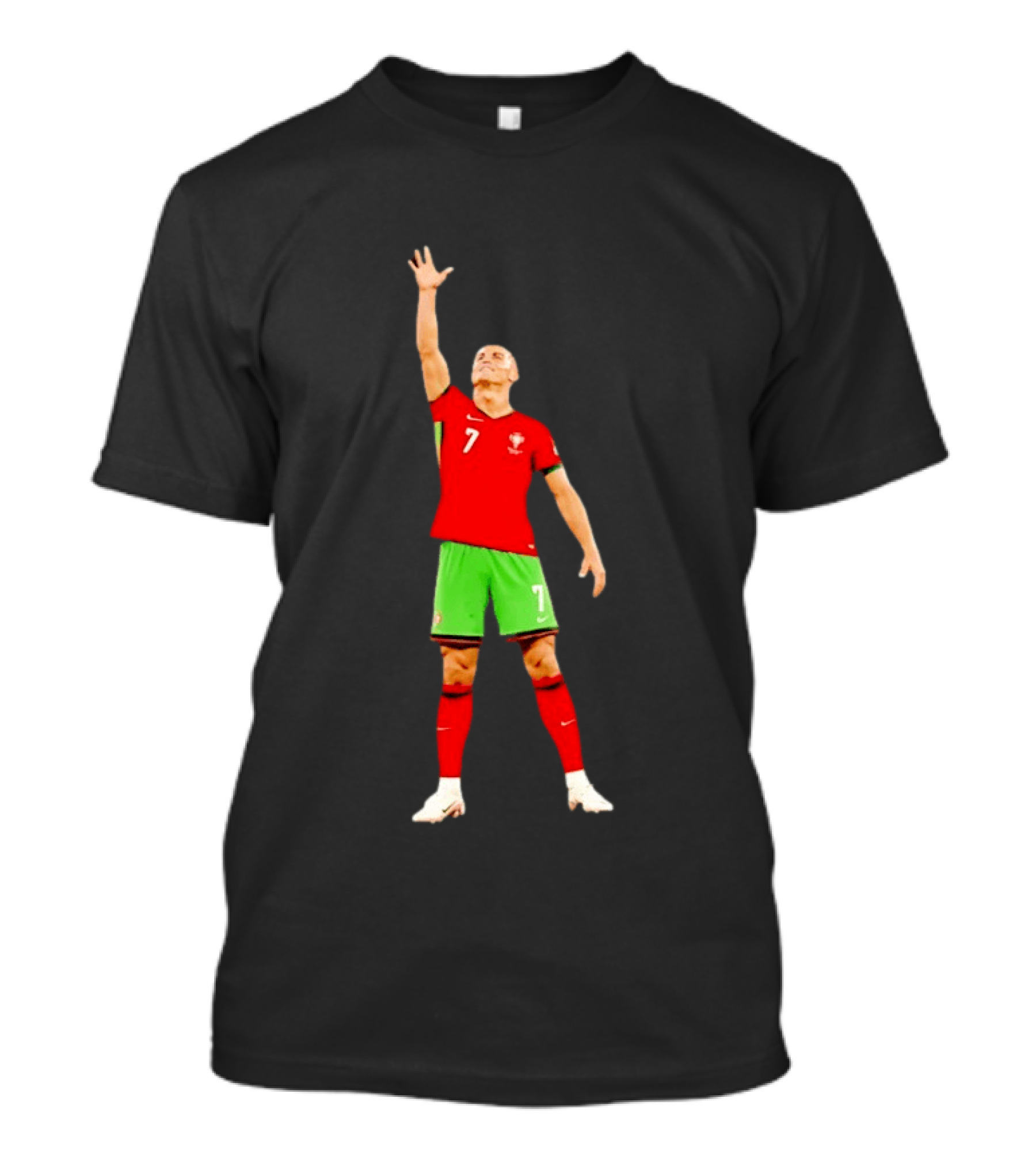Cristiano Ronaldo 7 Portugal National Team Soccer Jersey T-Shirt