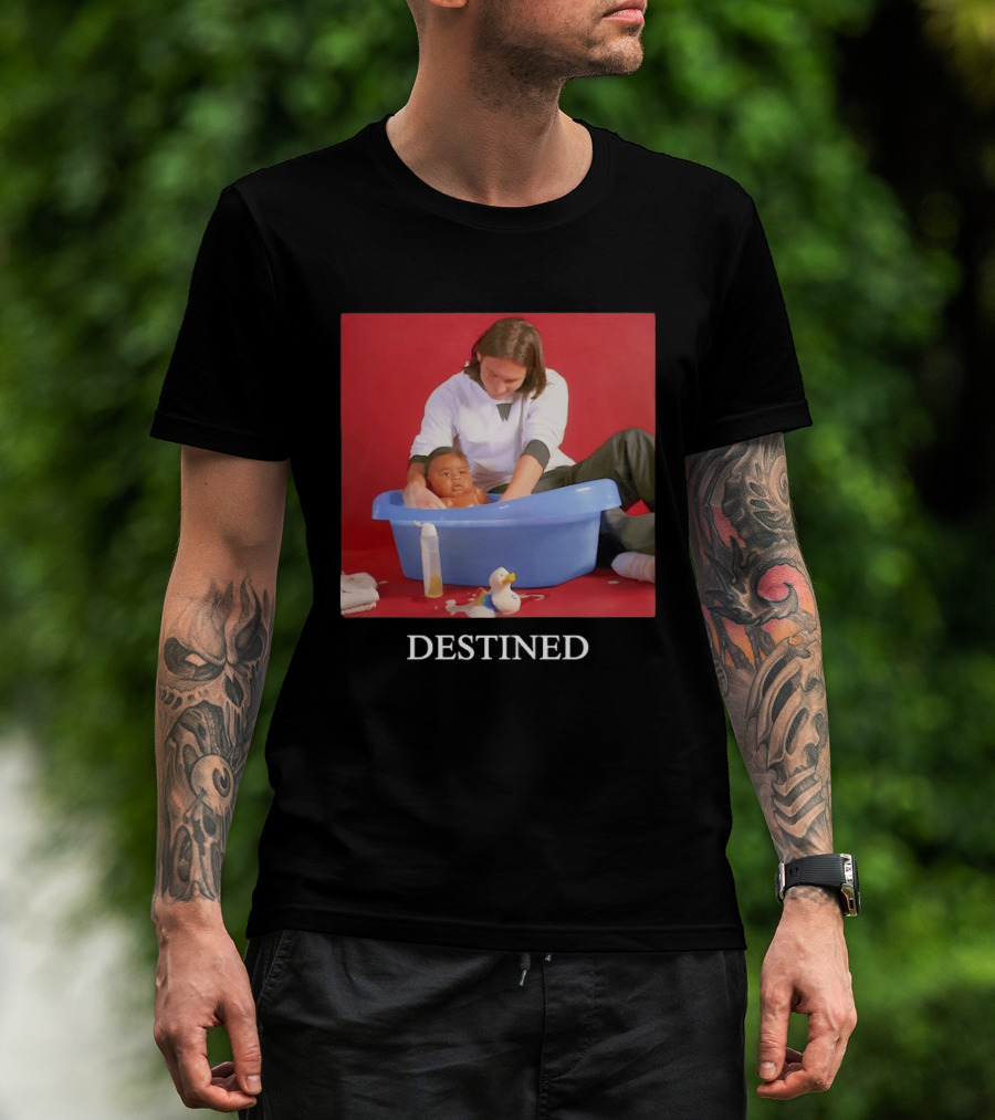 Lionel Messi Lamine Yamal Baby Bath Destined T-Shirt
