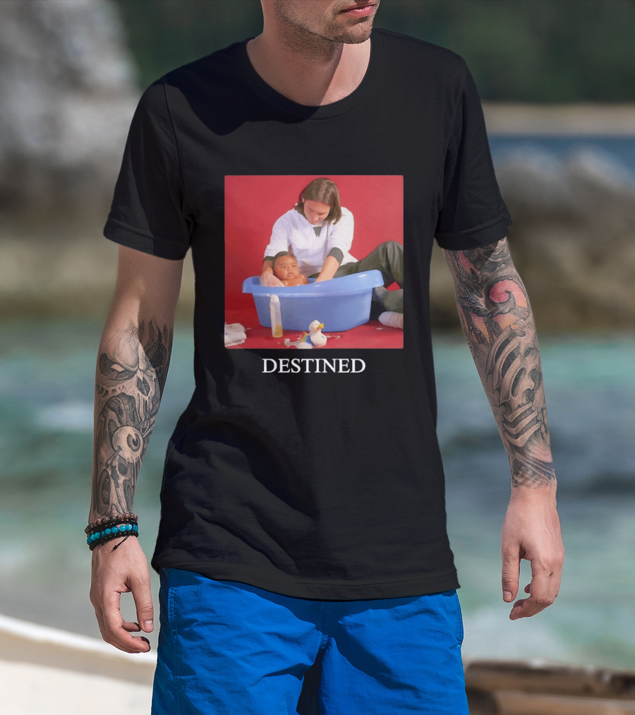 Lionel Messi Lamine Yamal Baby Bath Destined T-Shirt