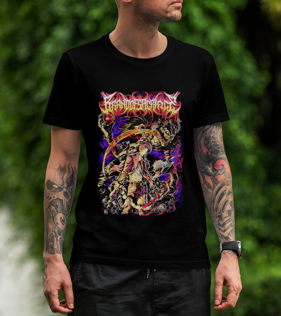 Loki Greenway Death Note Light Yagami Ryuk Heavy Metal Manga T-Shirt