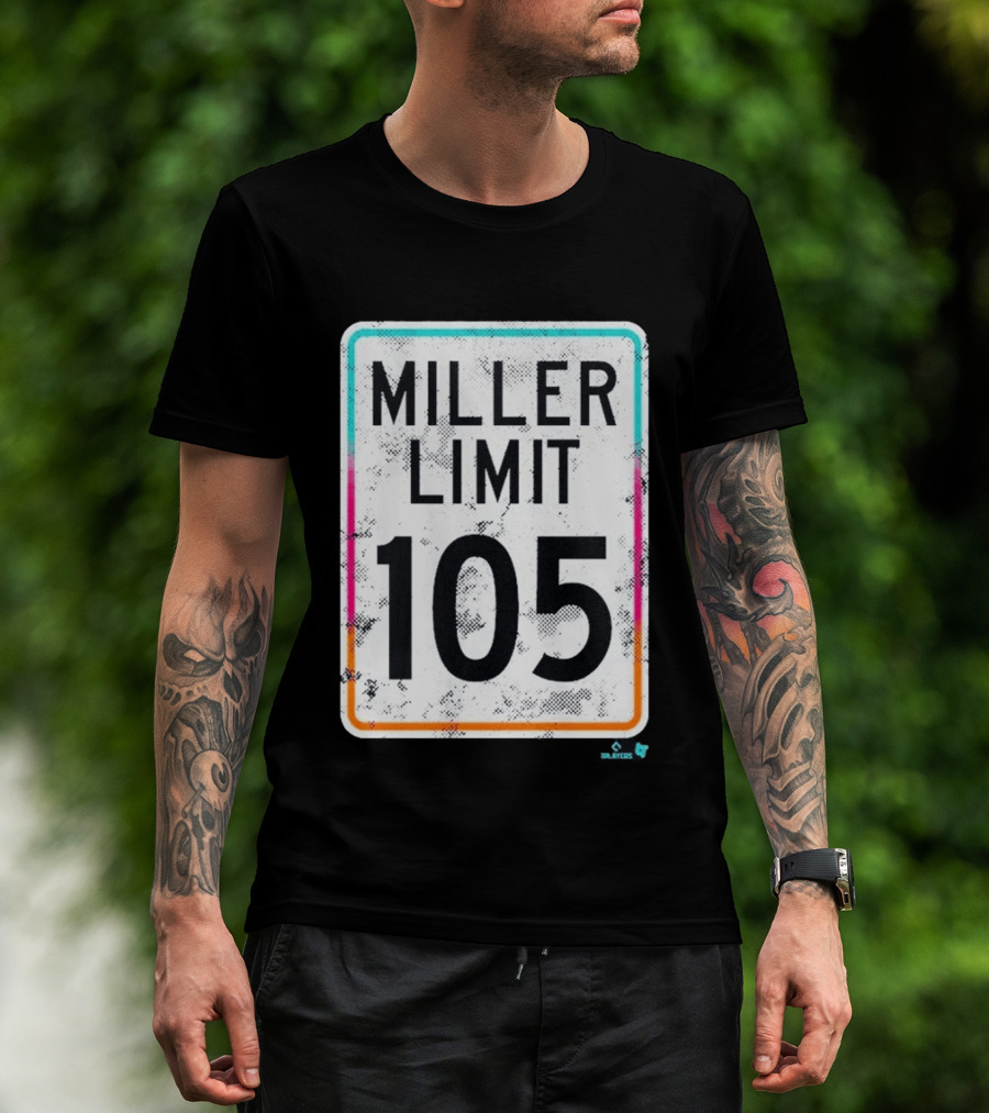Mason Miller Limit 105 Speed Sign T-Shirt