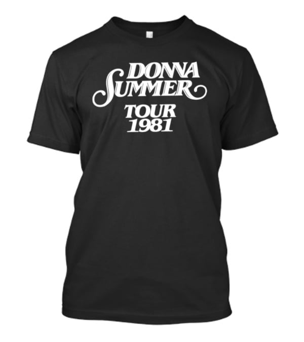 Maxx Morando Wearing Donna Summer Tour 1981 T-Shirt