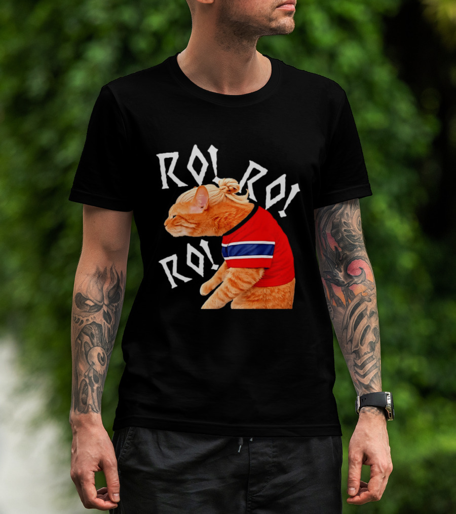 Ro Ro Ro Norwegian Cat El Michi Meme Norway T-Shirt
