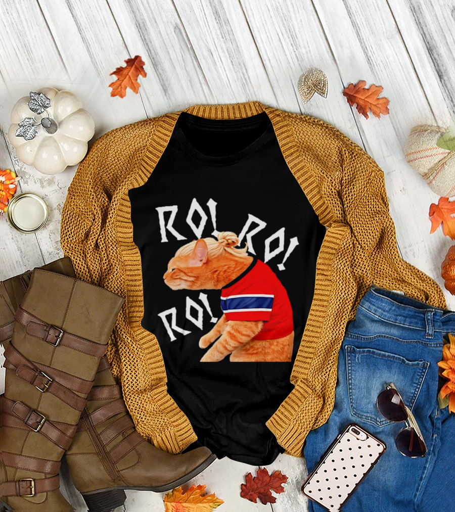 Ro Ro Ro Norwegian Cat El Michi Meme Norway T-Shirt