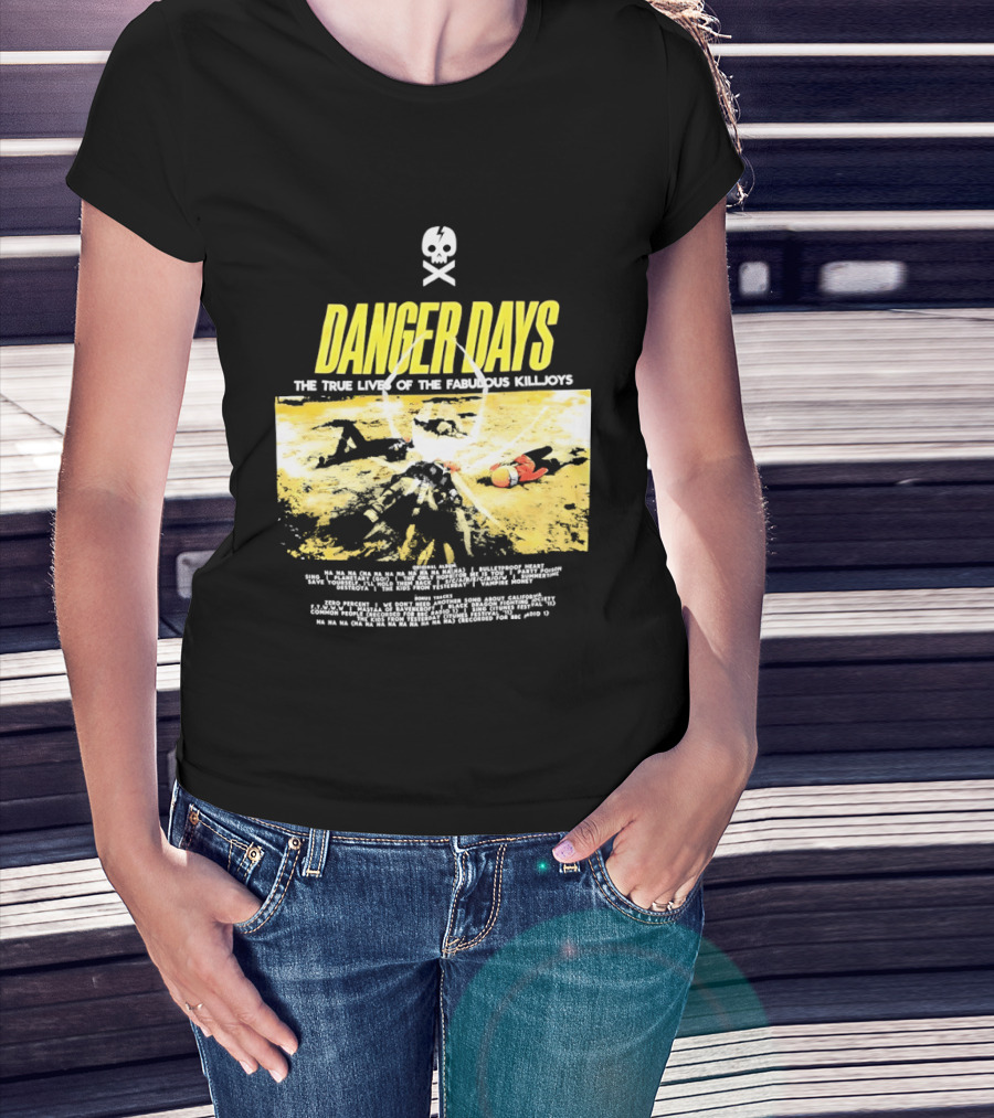 Danger Days The True Lives Of The Fabulous Killjoys Album Cover Art My Chemical Romance T-Shirt