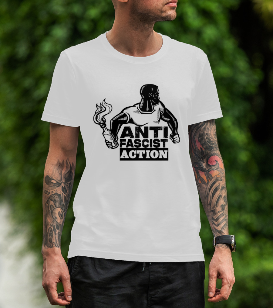 Anti Fascist Action Antifa Activism Protest Movement T-Shirt