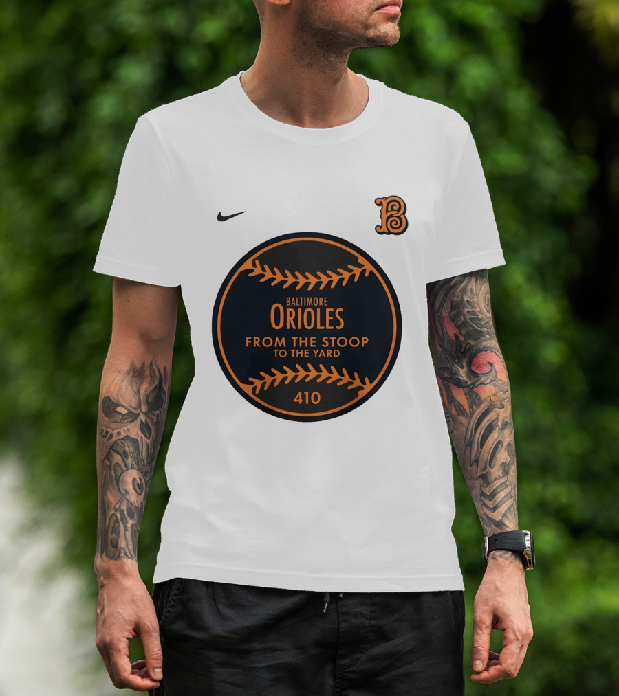 Baltimore Orioles From The Stoop To The Yard 410 Nike B T-Shirt