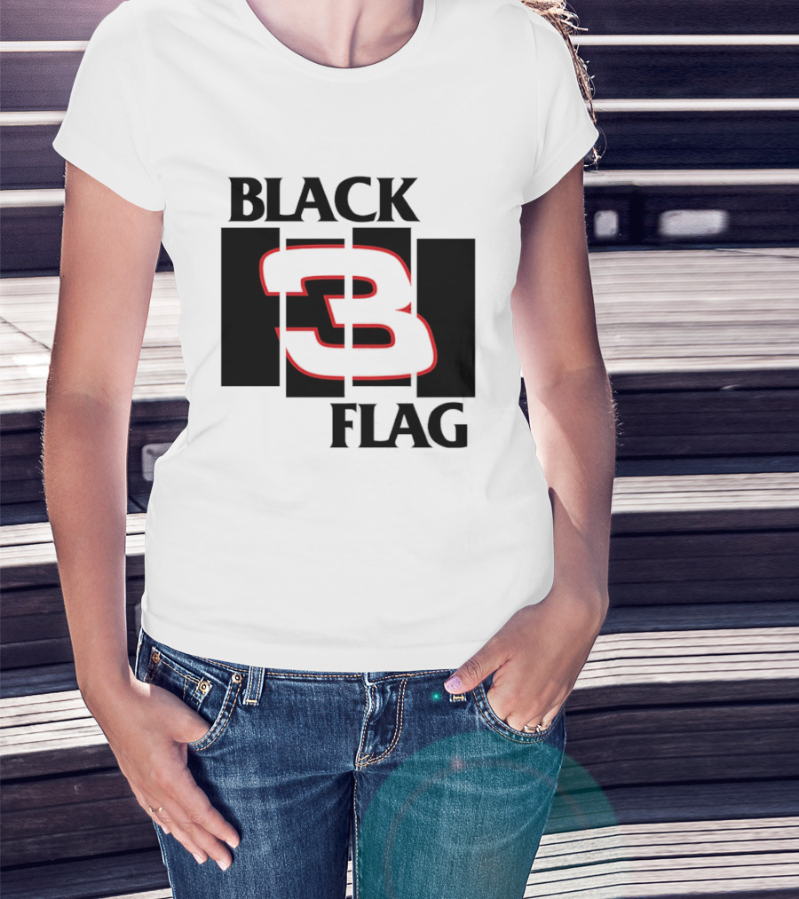 Black Flag 3 Hardcore Punk T-Shirt
