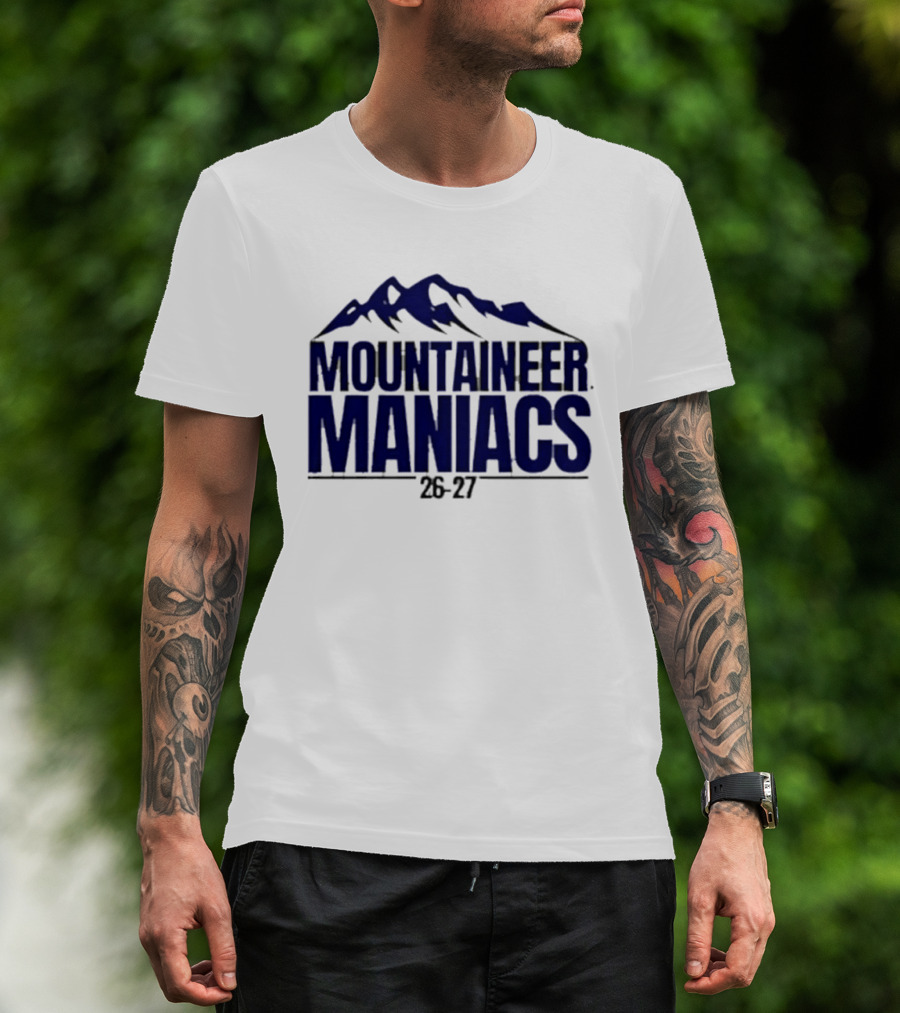 Mountaineer Maniacs 2026 2027 Mountain T-Shirt