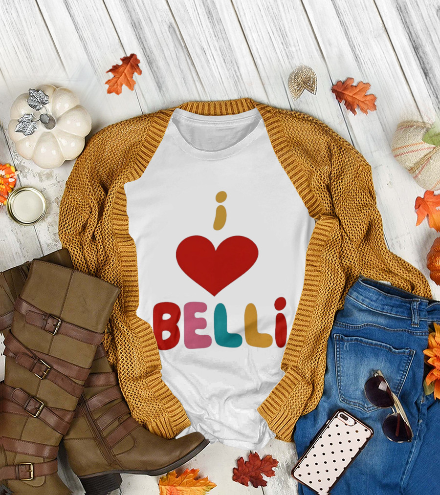 i Love Heart Belli T-Shirt
