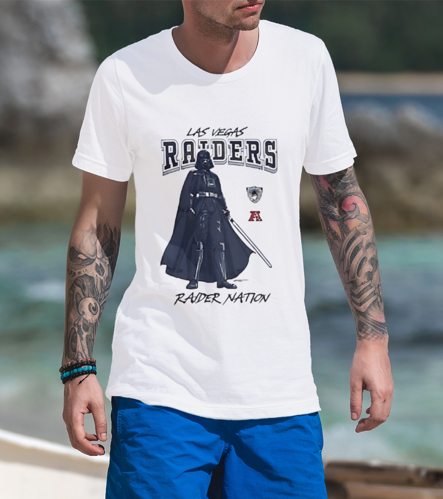 Las Vegas Raiders Raider Nation Darth Vader NFL T-Shirt