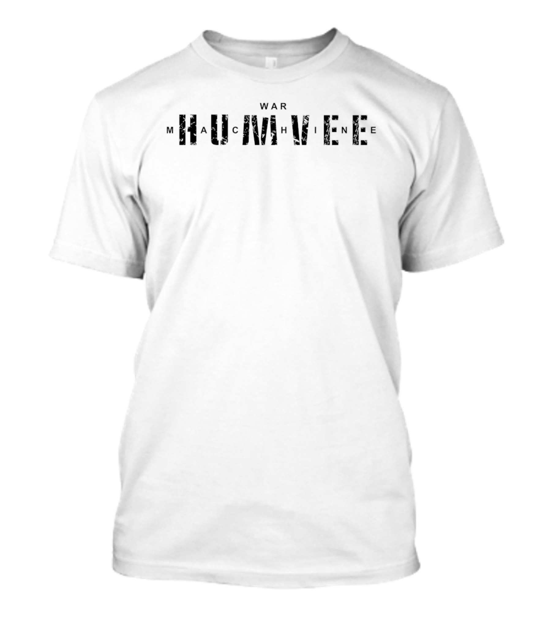 War Humvee Humanity Distressed T-Shirt