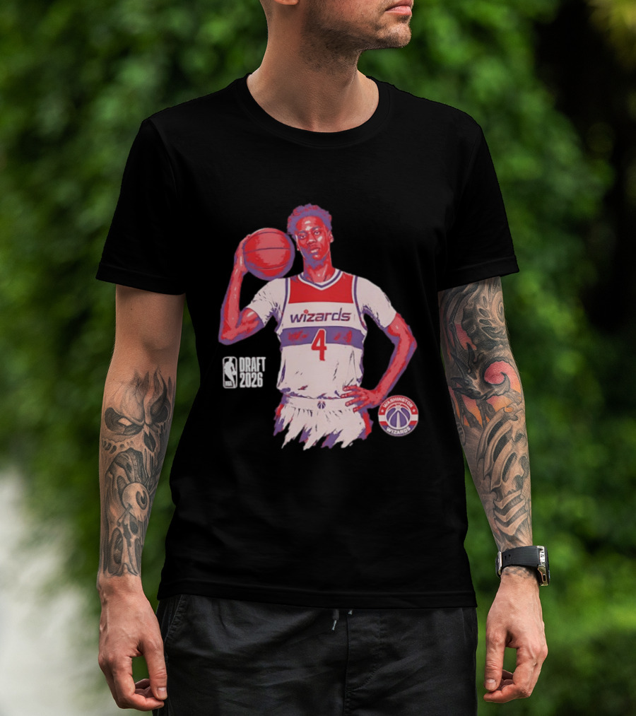 AJ Dybantsa Washington Wizards NBA Draft 2026 Basketball Fan T-Shirt