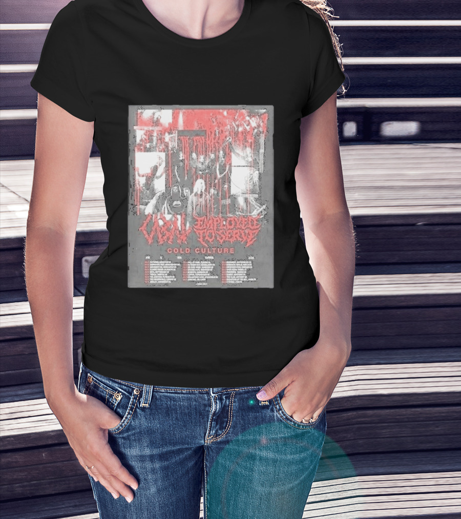 Employed To Serve Cabal Cold Culture UK European Tour 2026 Cities List November 11th To December 5th T-Shirt