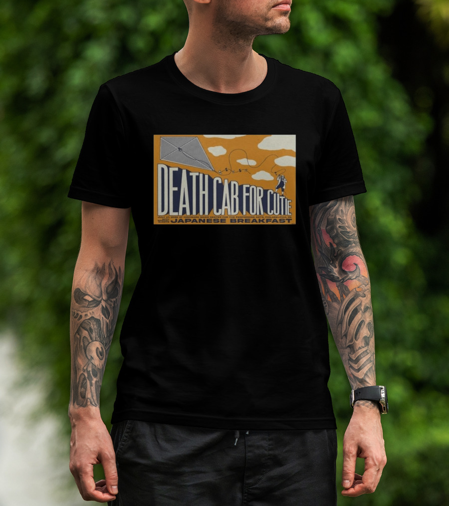 Death Cab For Cutie With Japanese Breakfast TD Pavilion Philadelphia PA July 17 2026 Kite T-Shirt