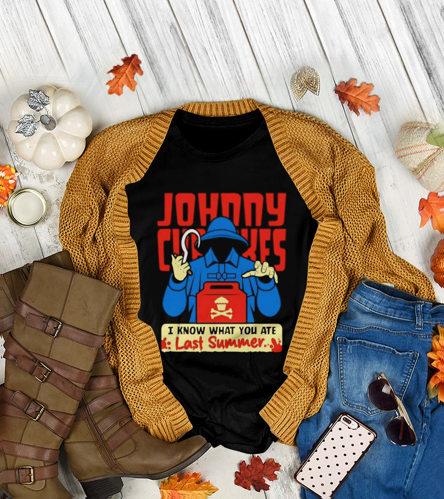 Johnny Cupcakes I Know What You Ate Last Summer Fisherman Cupcake Crossbones T-Shirt
