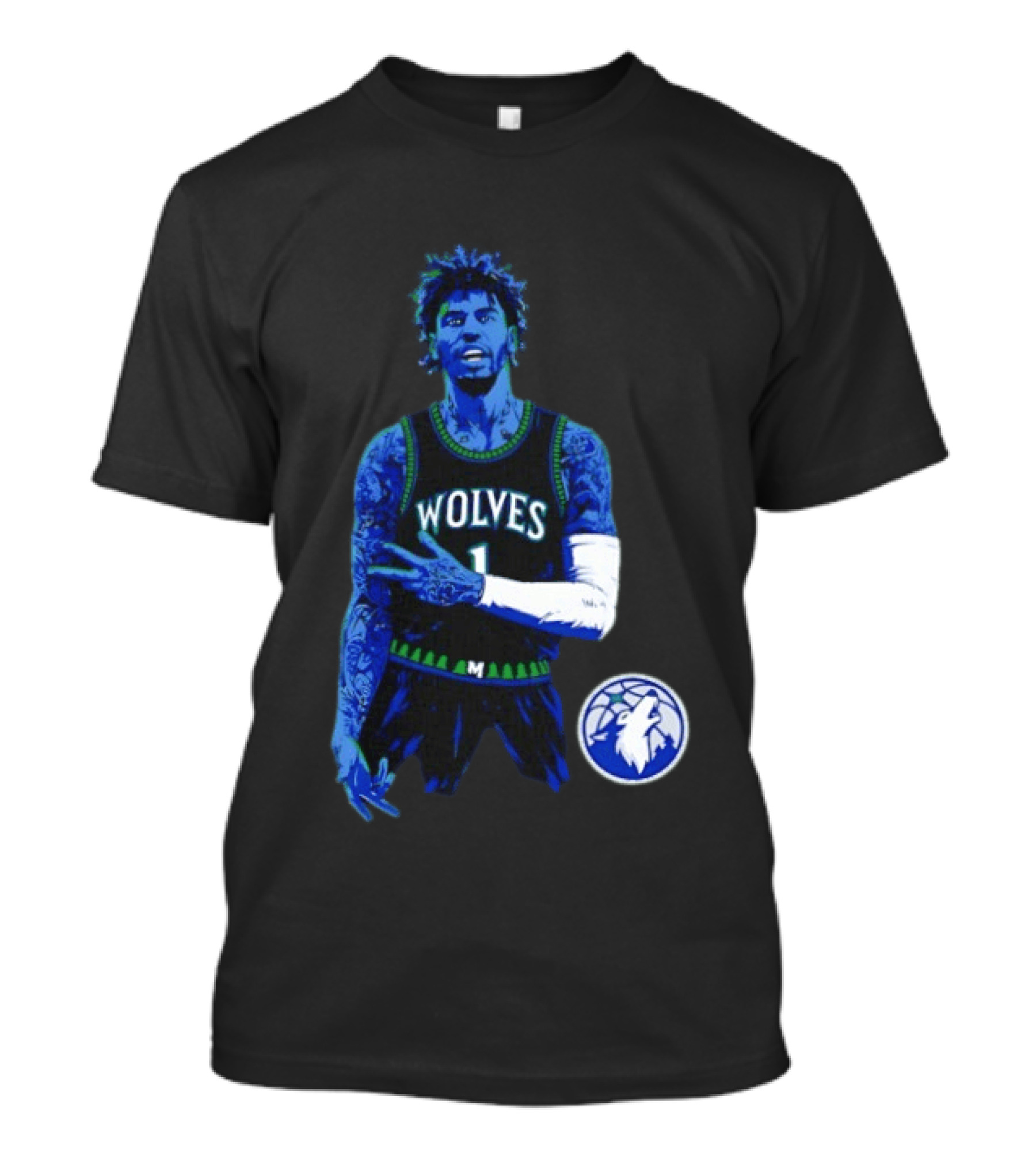 Wolves LaMelo Ball Number 1 Minnesota Timberwolves NBA Basketball T-Shirt