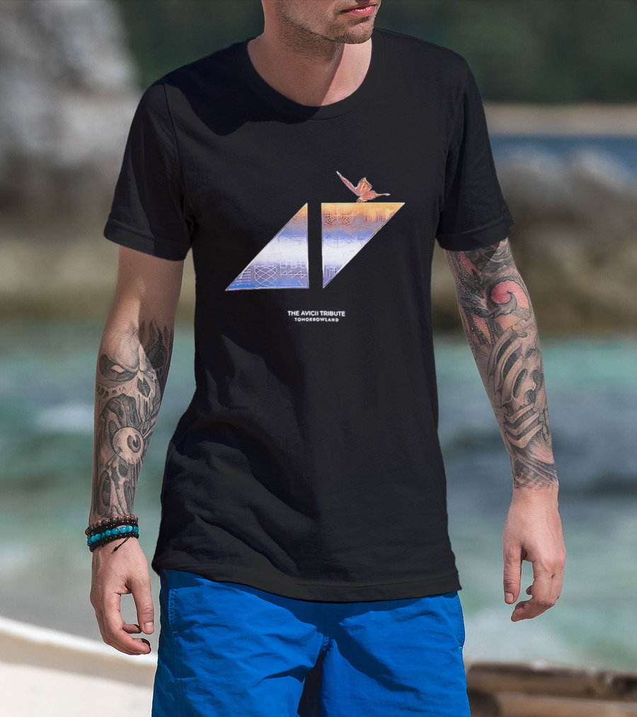 Tomorrowland X Avicii Tribute Butterfly T-Shirt