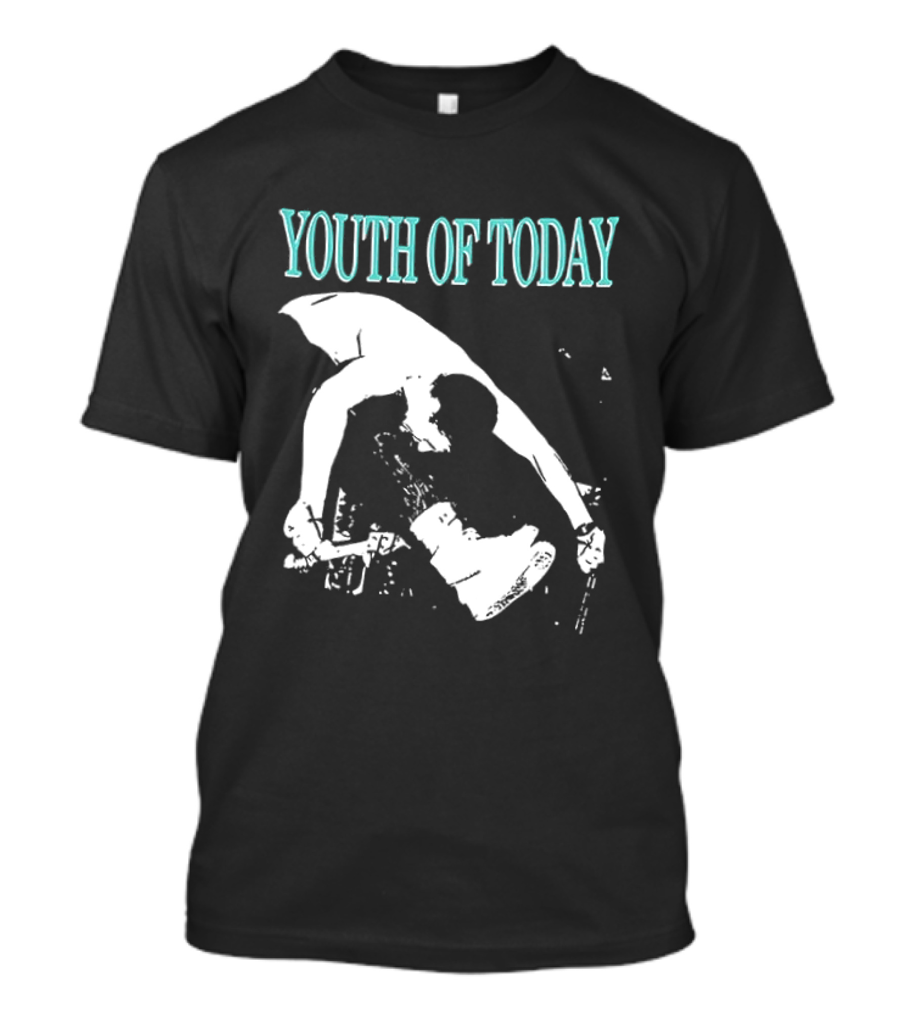 Youth Of Today Physically Strong Morally Straight Positive Youth 2 Sided Band Merch T-Shirt