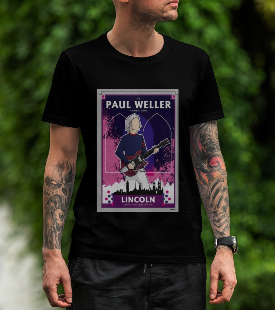 LIVE Paul Weller Plus Special Guests Lincoln Castle June 13th 2026 T-Shirt