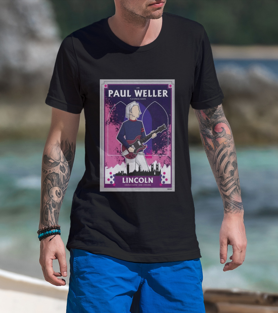 LIVE Paul Weller Plus Special Guests Lincoln Castle June 13th 2026 T-Shirt