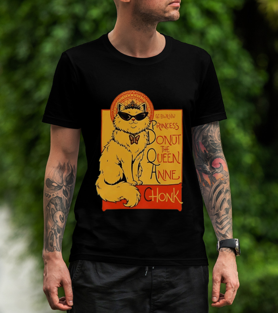 Princess Donut The Queen Anne Chonk Dungeon Crawler Carl Cat T-Shirt