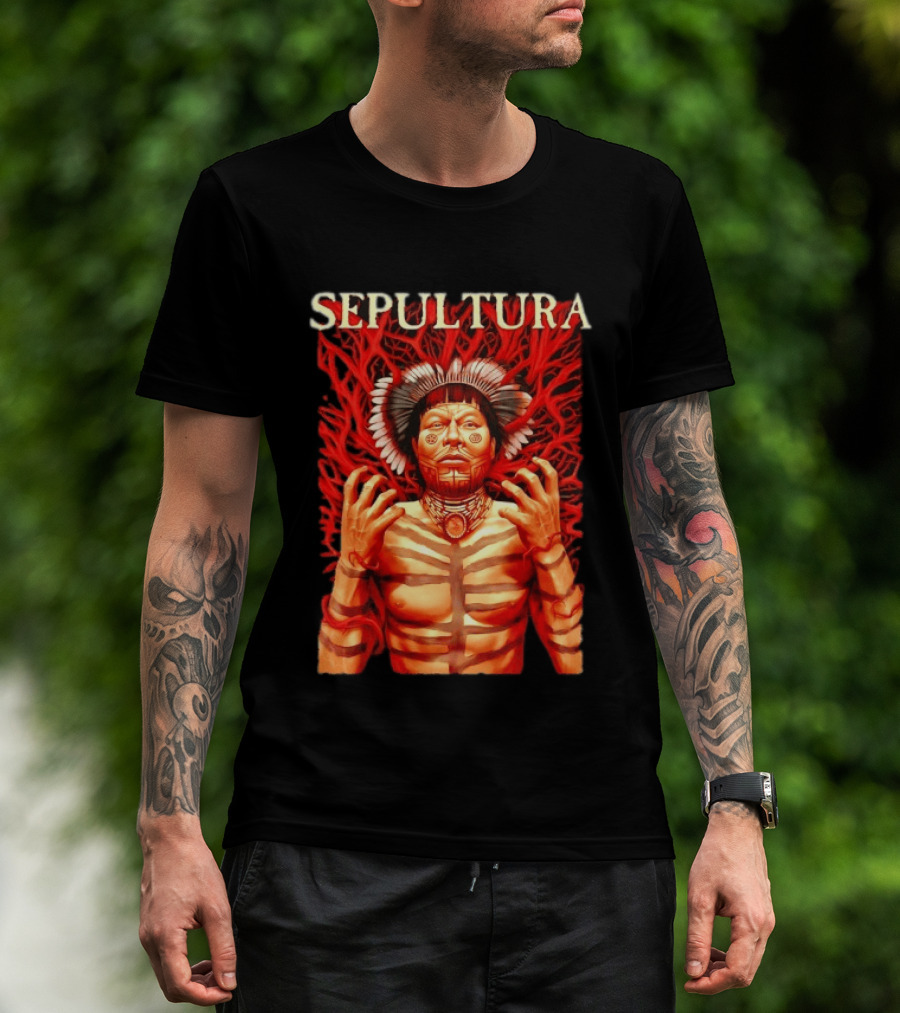 Sepultura Heavy Metal Roots Indigenous T-Shirt