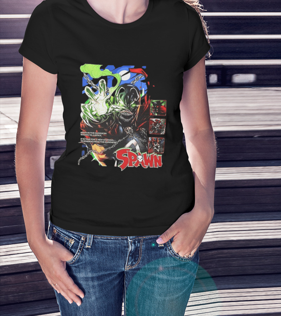 Spawn Born In The Darkness Sworn To Justice New Warrior Emerges T-Shirt