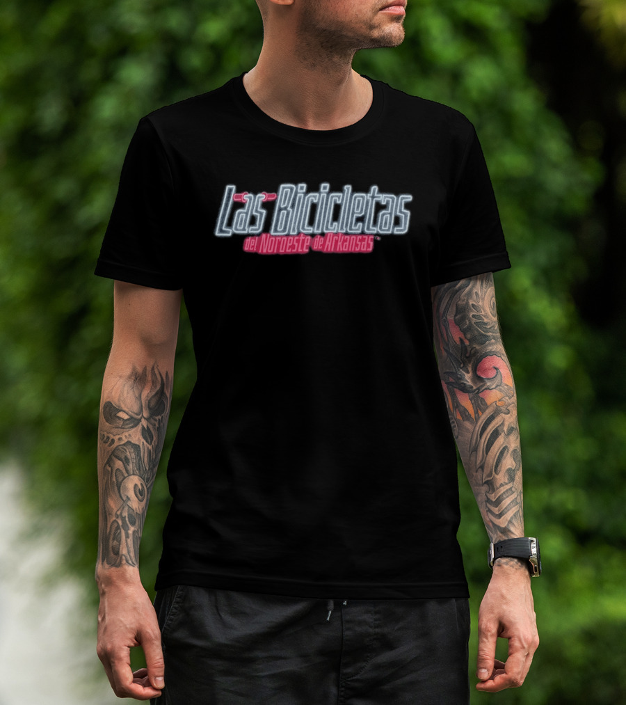 Las Bicicletas Del Noroeste De Arkansas Neon T-Shirt