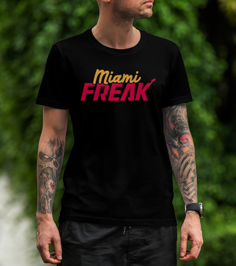 Miami Freak Miami Vice Aesthetic Retro Vibes T-Shirt