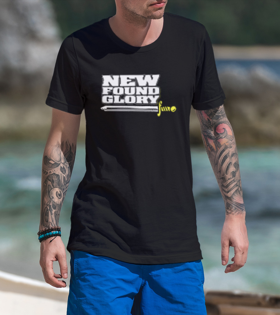 New Found Glory Kings Of Pop Punk Skeleton Card Two Sided T-Shirt