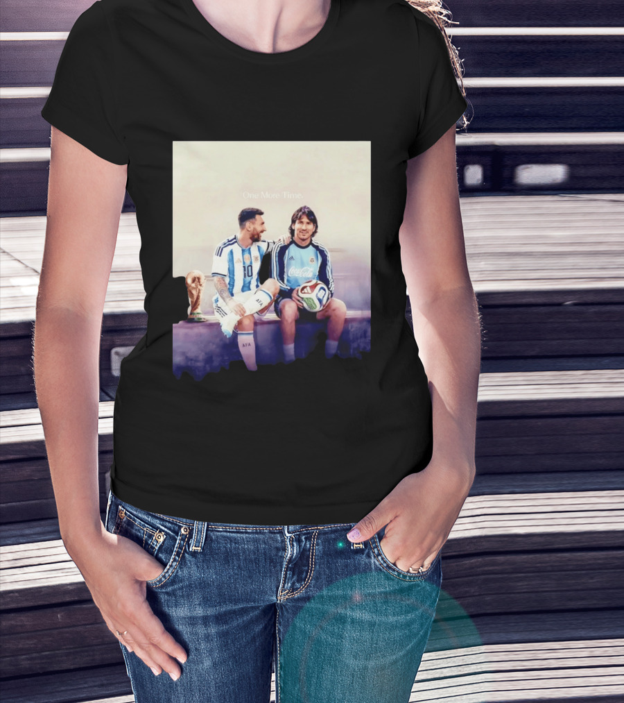 One More Time Lionel Messi World Cup Legacy T-Shirt