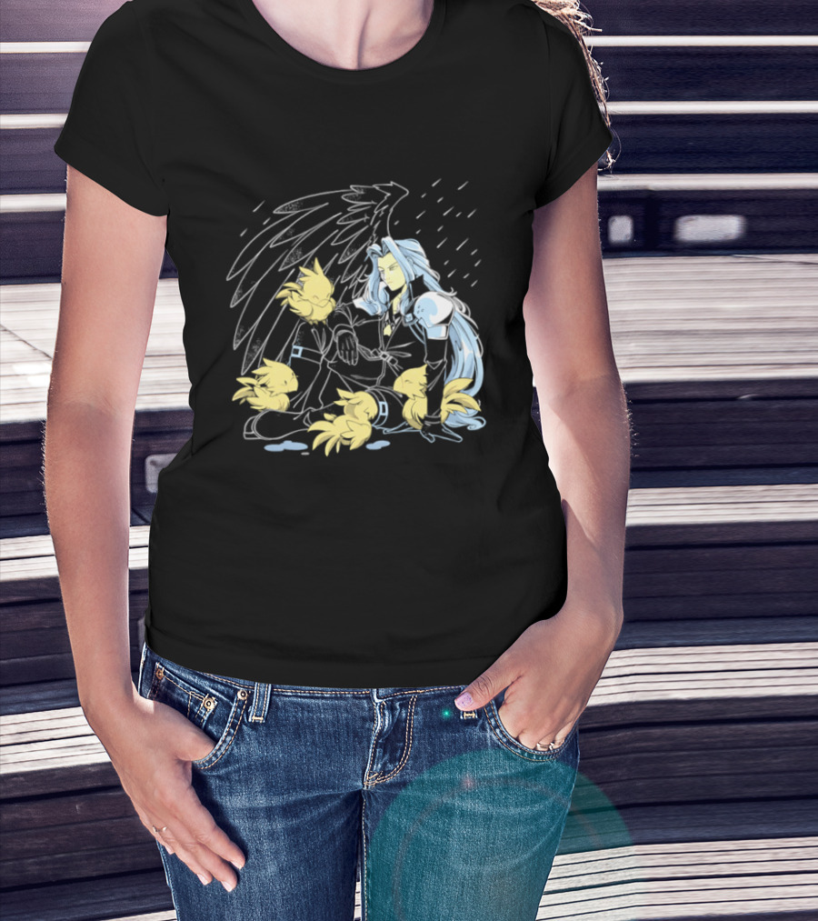 One Wing Bird Lover Chocobo Final Fantasy Fan T-Shirt