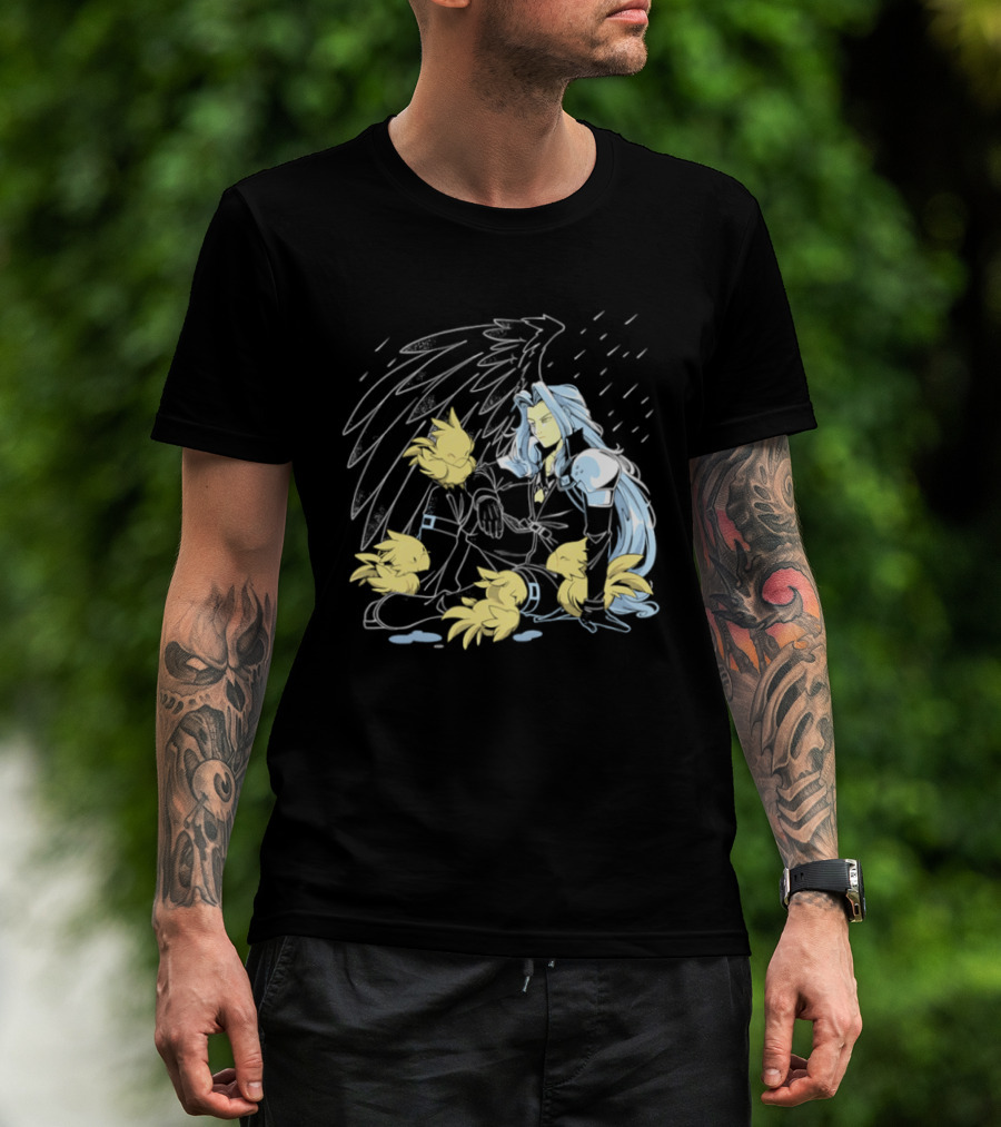 One Wing Bird Lover Chocobo Final Fantasy Fan T-Shirt