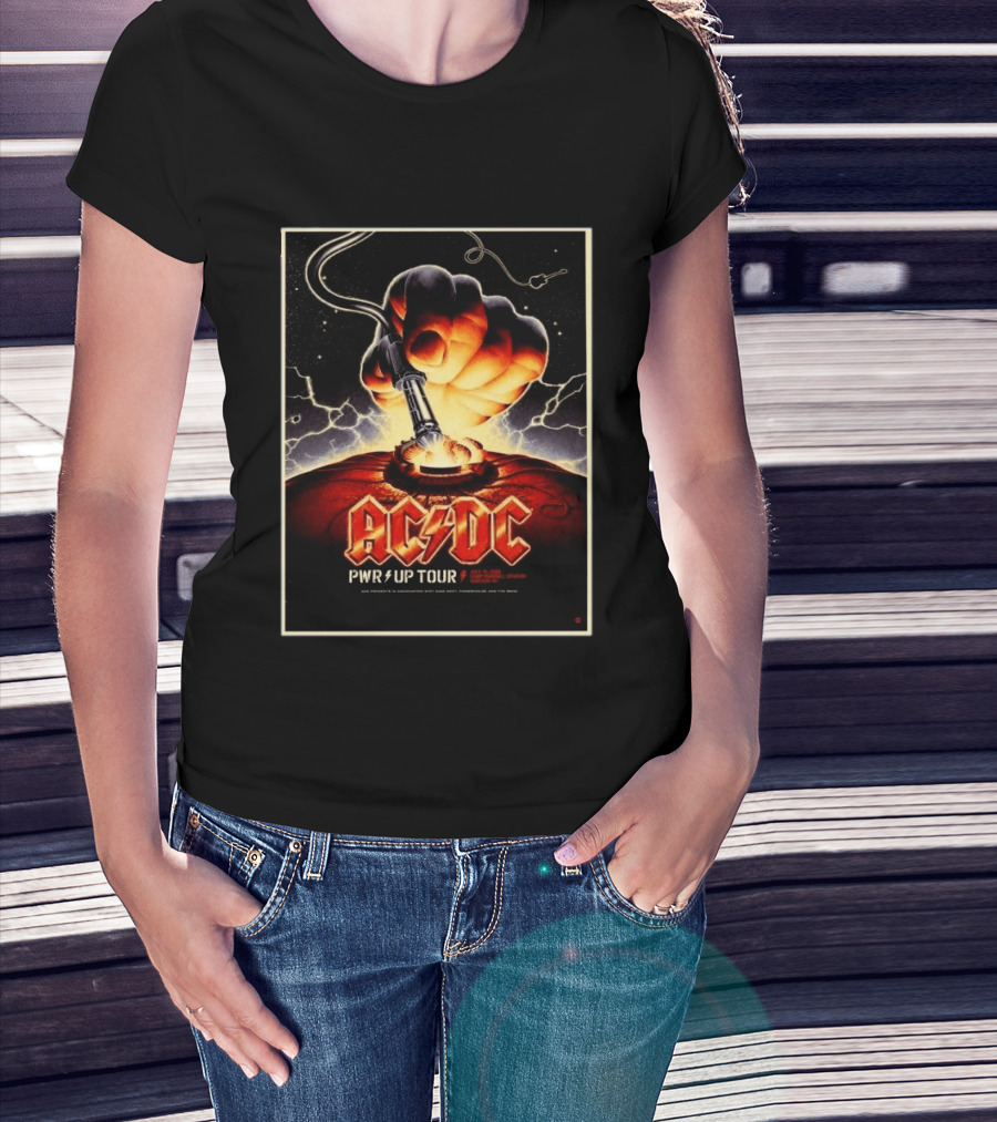 ACDC PWR Up Tour 2026 Camp Randall Stadium Madison Wisconsin July 19 Exclusive Event T-Shirt