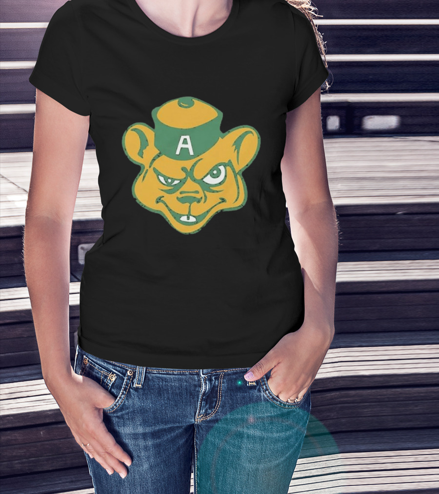 Angry Bear A Logo Vintage Cartoon T-Shirt