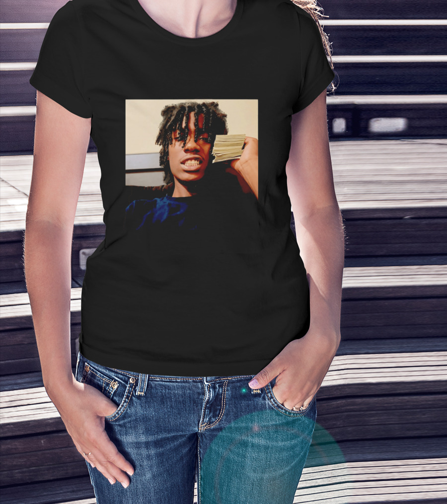 Lil Double 0 Rapper Hip Hop Money Stack Pose T-Shirt