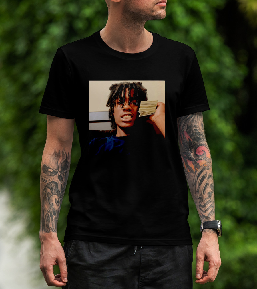 Lil Double 0 Rapper Hip Hop Money Stack Pose T-Shirt