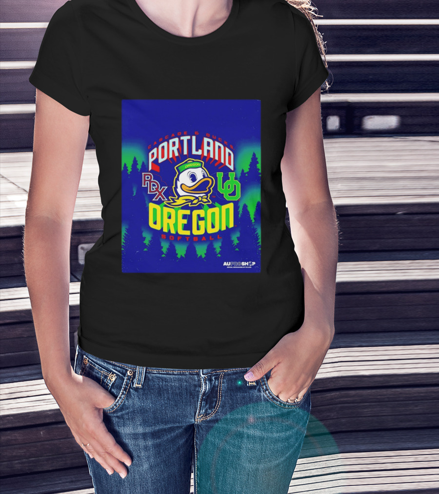 Cascade Ducks Portland RDX Oregon Softball T-Shirt