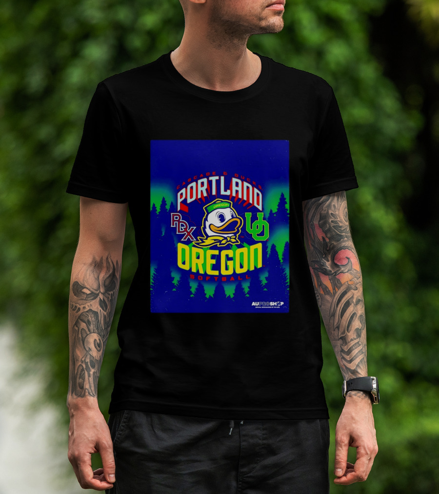 Cascade Ducks Portland RDX Oregon Softball T-Shirt