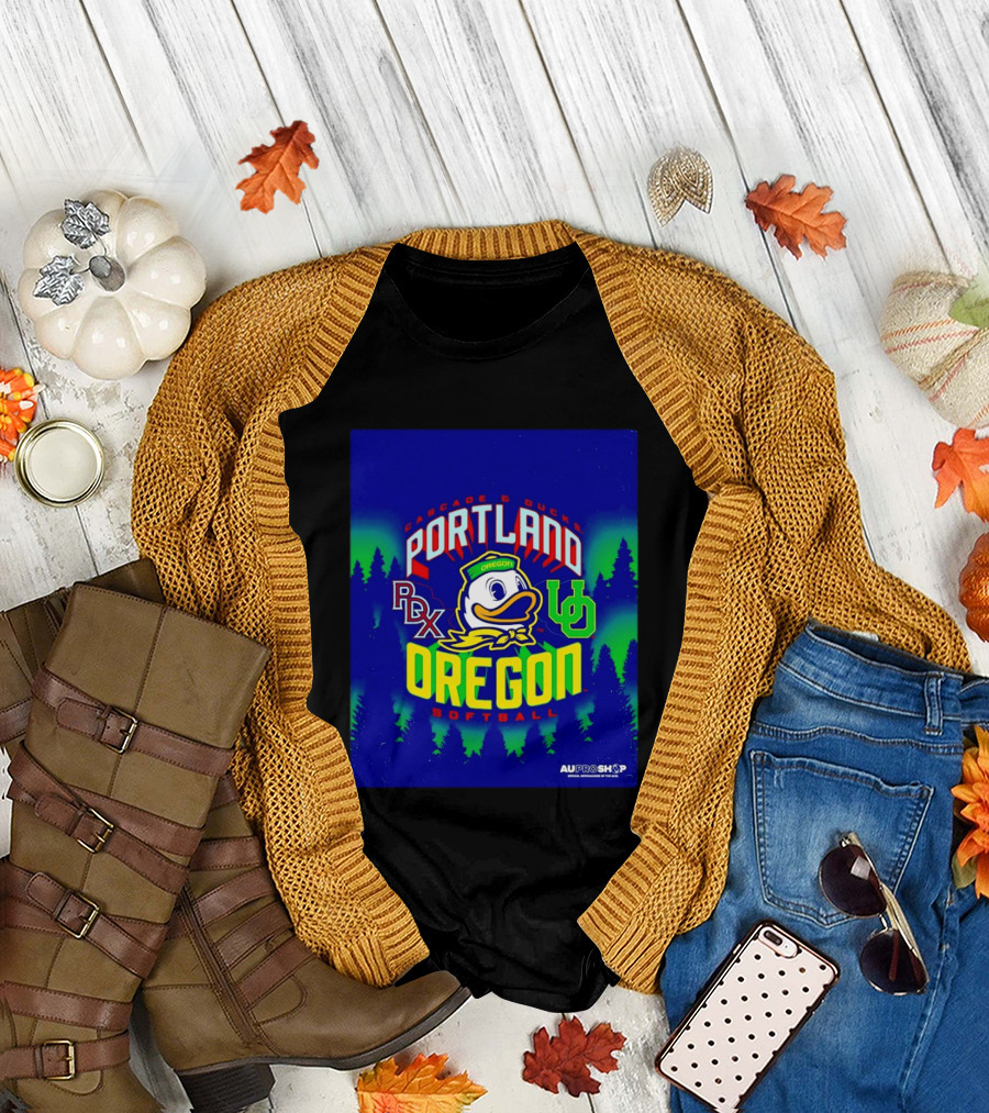 Cascade Ducks Portland RDX Oregon Softball T-Shirt