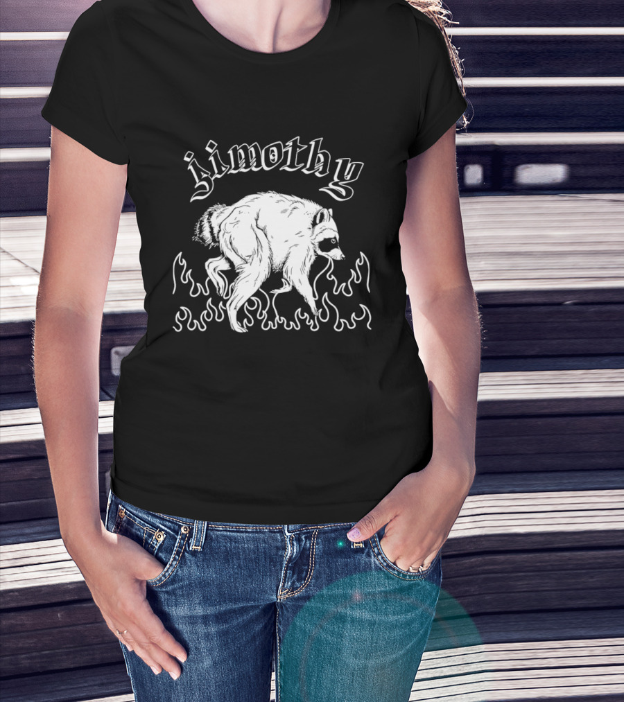 Jimothy Raccoon In Flames T-Shirt