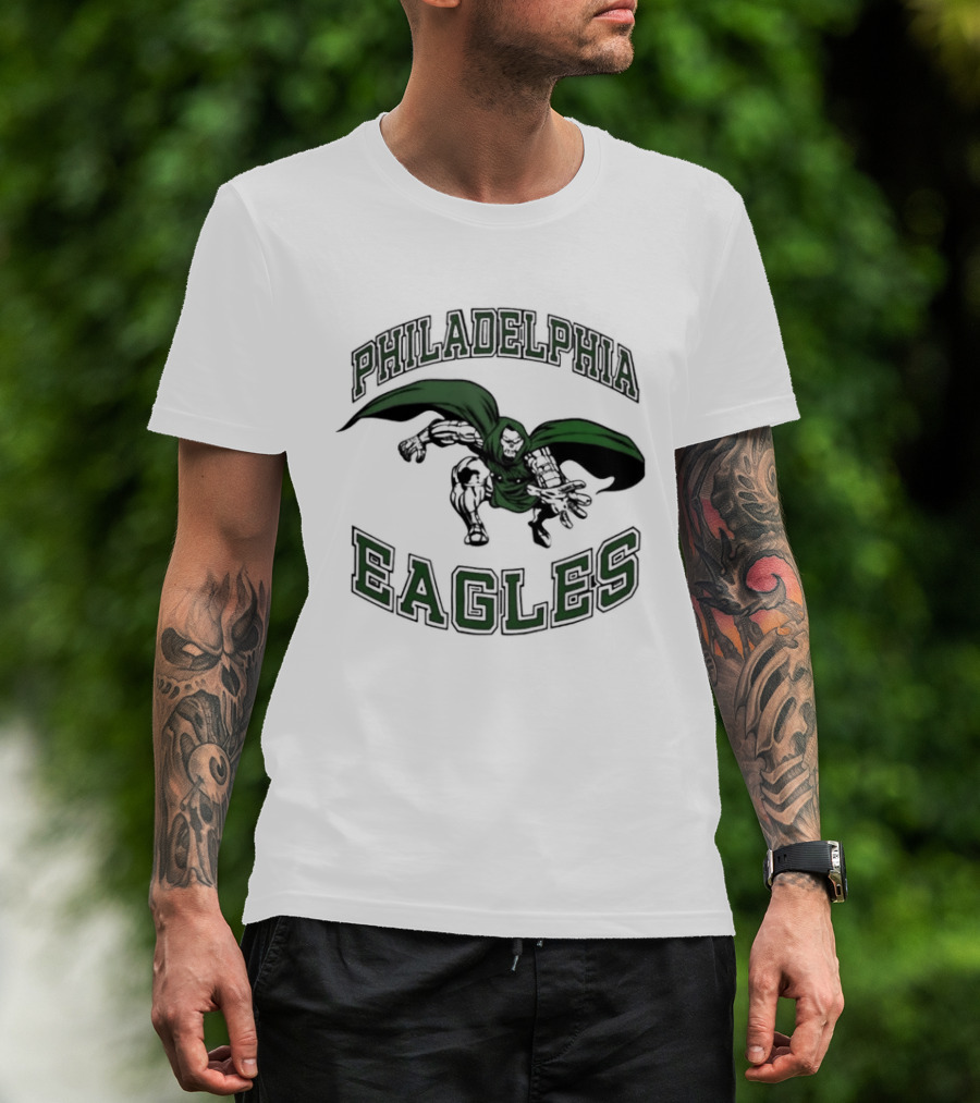 Philadelphia Eagles 2026 Doom Football Fan Gear T-Shirt