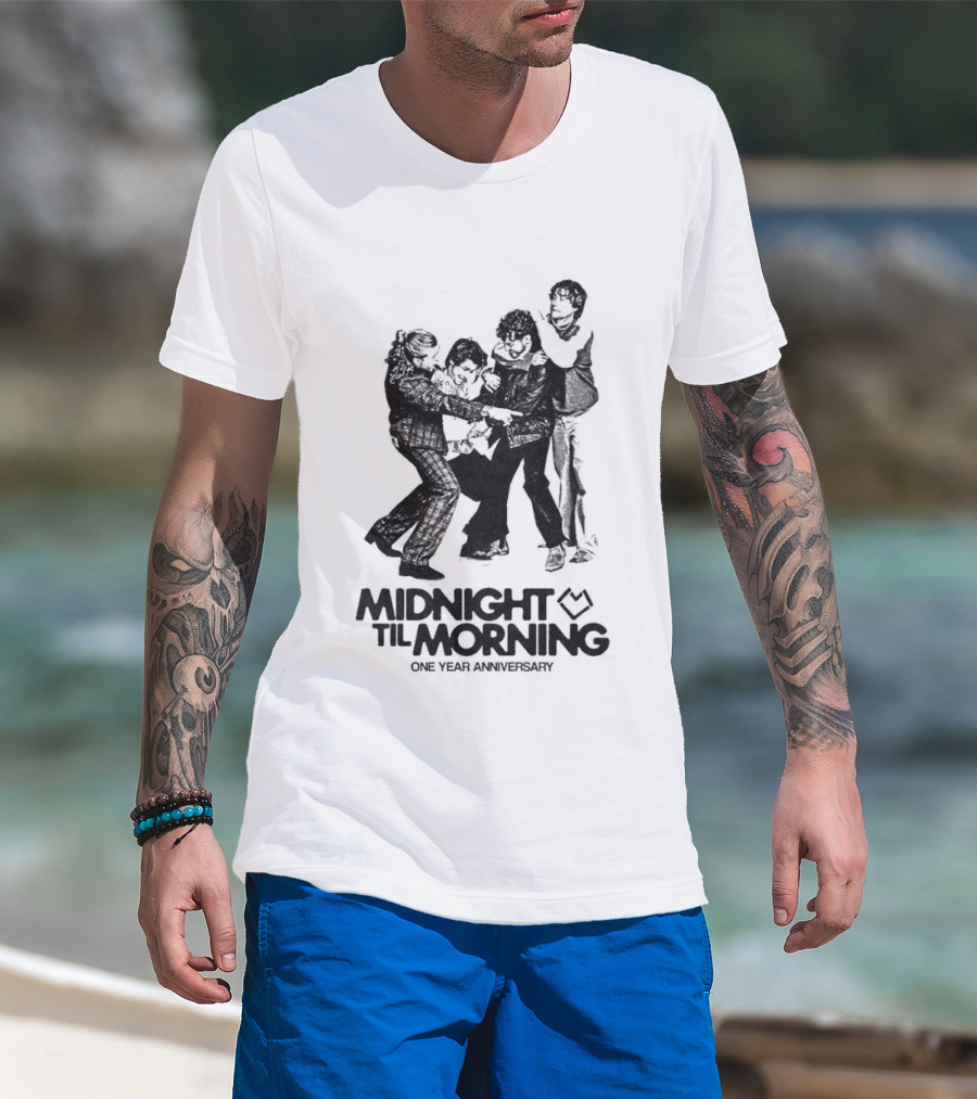 Midnight Til Morning One Year Anniversary Band T-Shirt