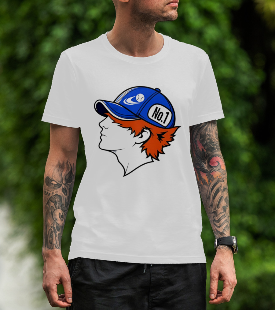 No1 Tennis Player Profile Athlete Sports Baseball Cap T-Shirt