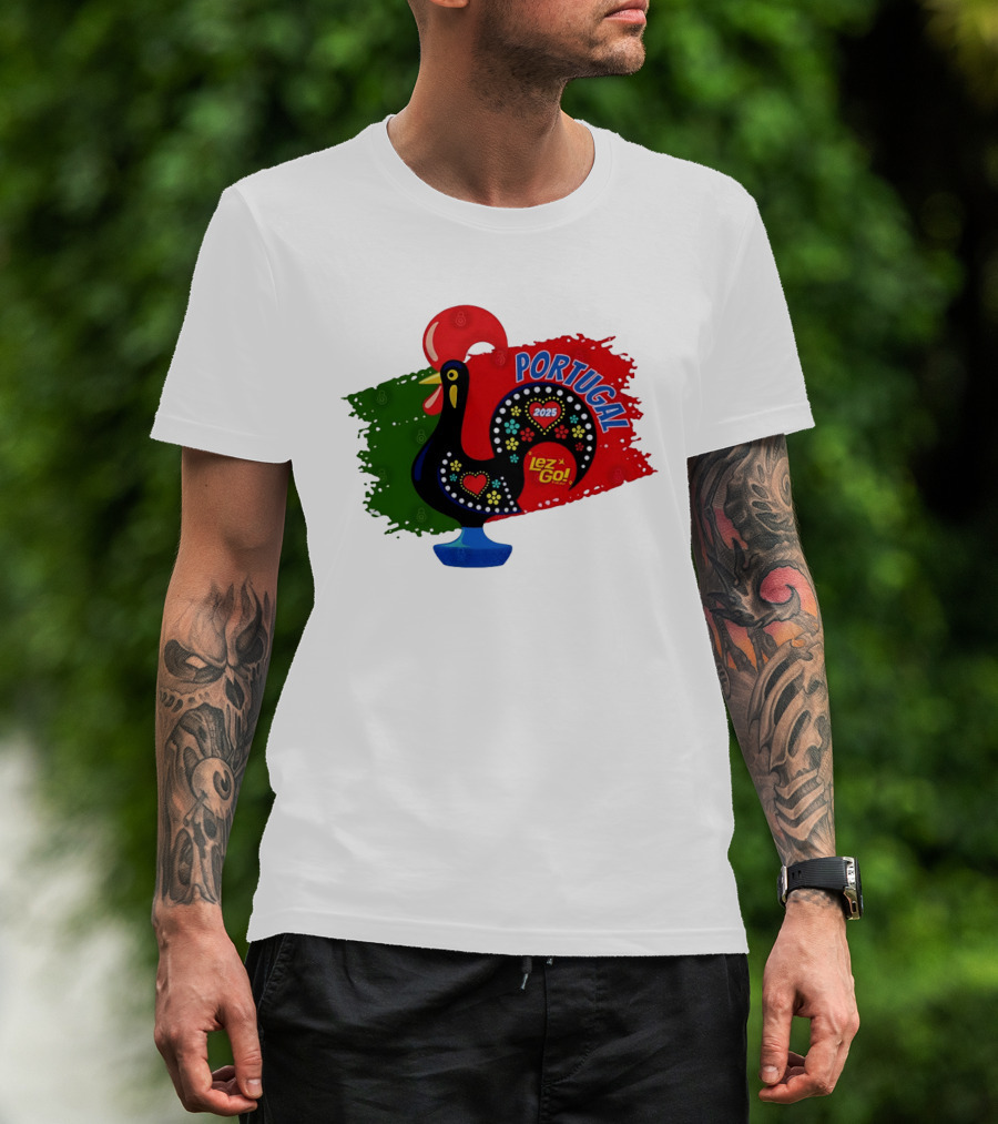 Portugal 2025 Lez Go Galo De Barcelos Rooster T-Shirt