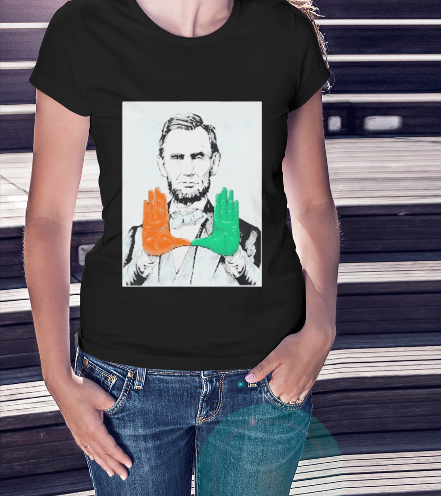 Abraham Lincoln Miami Hurricanes U Hands T-Shirt