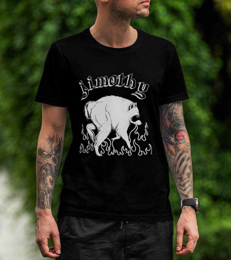 Jimothy The Ballard Raccoon Flame T-Shirt
