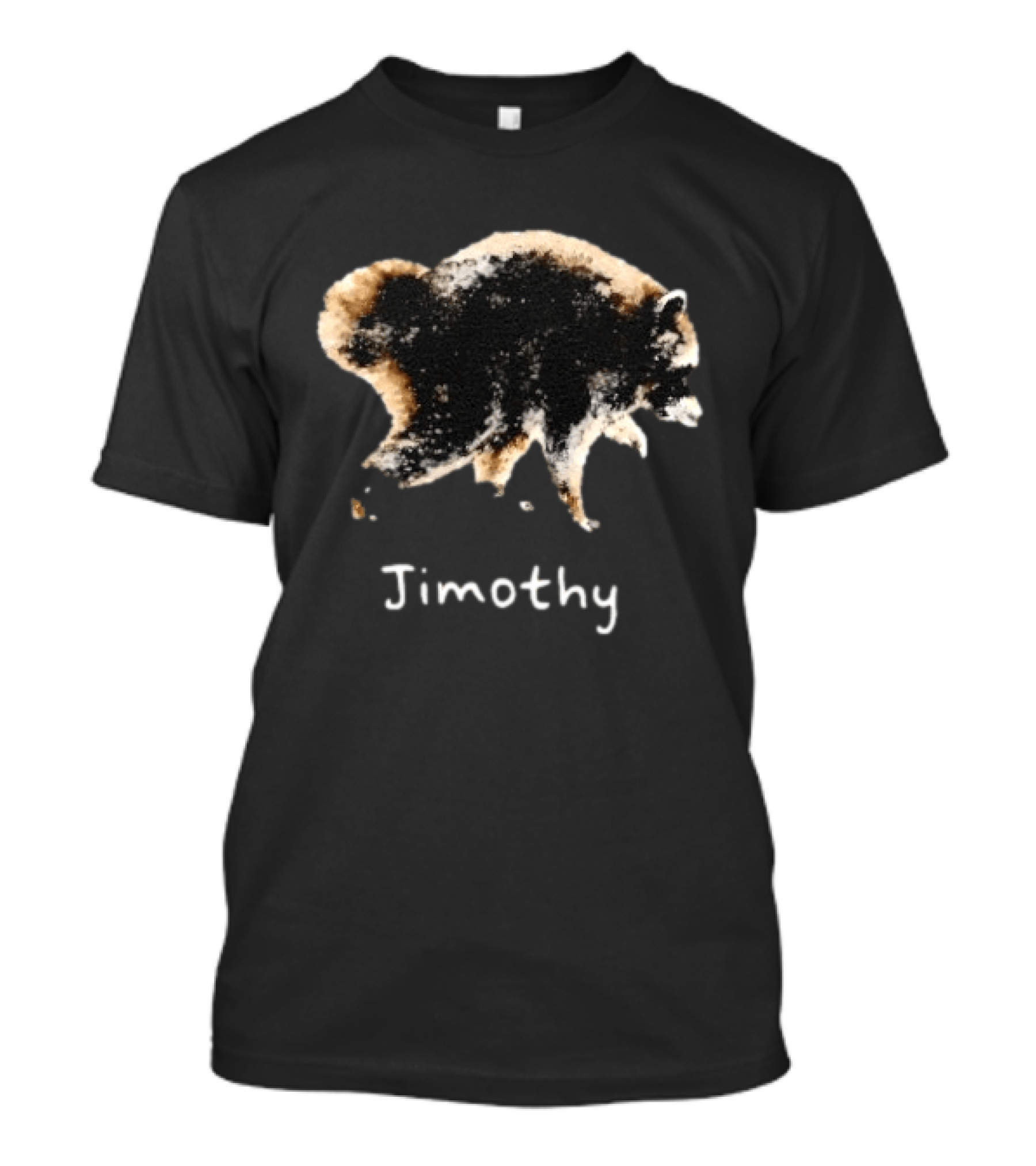 Jimothy Raccoon Animal Watercolor T-Shirt